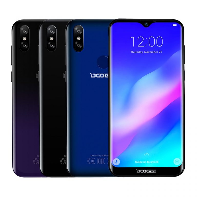 DOOGEE Y8 Plus Android 9.0 FDD LTE 6.21inch 19:9 Waterdrop Screen Smartphone MTK6761 3GB RAM 32GB ROM 4000mAh Dual SIM 13.0MP