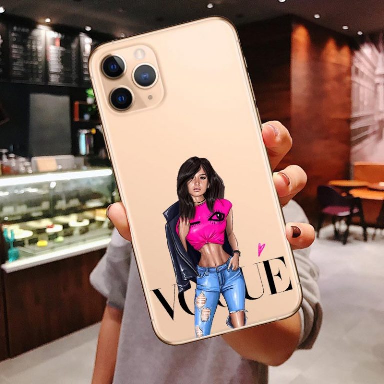 Princess Female boss coffee Phone Case For iPhone 11 Pro Max 2019 Vogue girl Mom Baby Soft Cover For iPhone X 7 8 Plus XR XS Max 2 Princess Female boss coffee Phone Case For iPhone 11 Pro Max 2019 Vogue