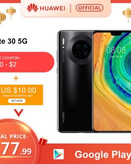 Original Huawei Mate 30 5G Version 8GB 128GB 256GB Kirin 990 Smartphone 40MP Triple Cameras 24MP Front Camera 6.62'' Inch