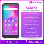 AGM X3 IP68 JBL Tuned Speakers Smartphone 5.99" Screen 4100mAh Android