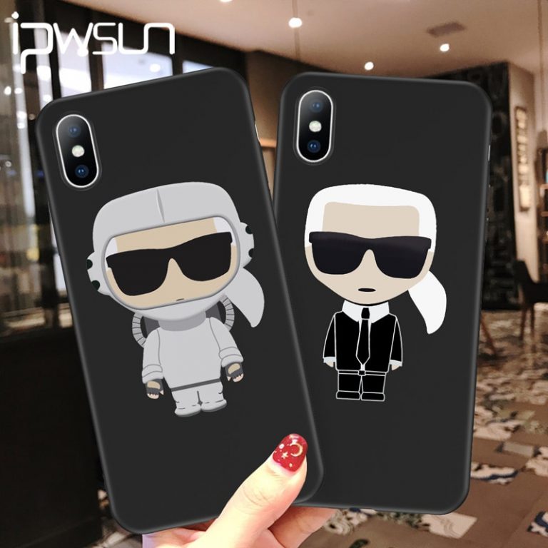iPWSOO Cartoon Letter Silicone Phone Case For iPhone 11 Pro Max XR XS X Knockproof For iPhone 7 8 6 6s Plus Soft TPU Cover Coque