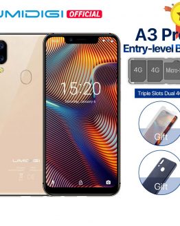 UMIDIGI A3 Pro Global Band Android 8.1 MT6739 5.7"19:9 FullScreen smartphone 3GB+32GB 12MP+5MP Face Unlock Dual 4G Moblie Phone