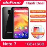 Ulefone Note 7 Smartphone 3500mAh 19:9 Quad Core 6.1inch Waterdrop Screen