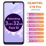 OUKITEL C16 PRO 5.71'' HD+ Waterdrop Big Screen 4G Smartphone MT6761P Quad Core