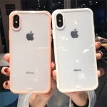 Transparent Shockproof Bumper Silicone Phone Case For iPhone