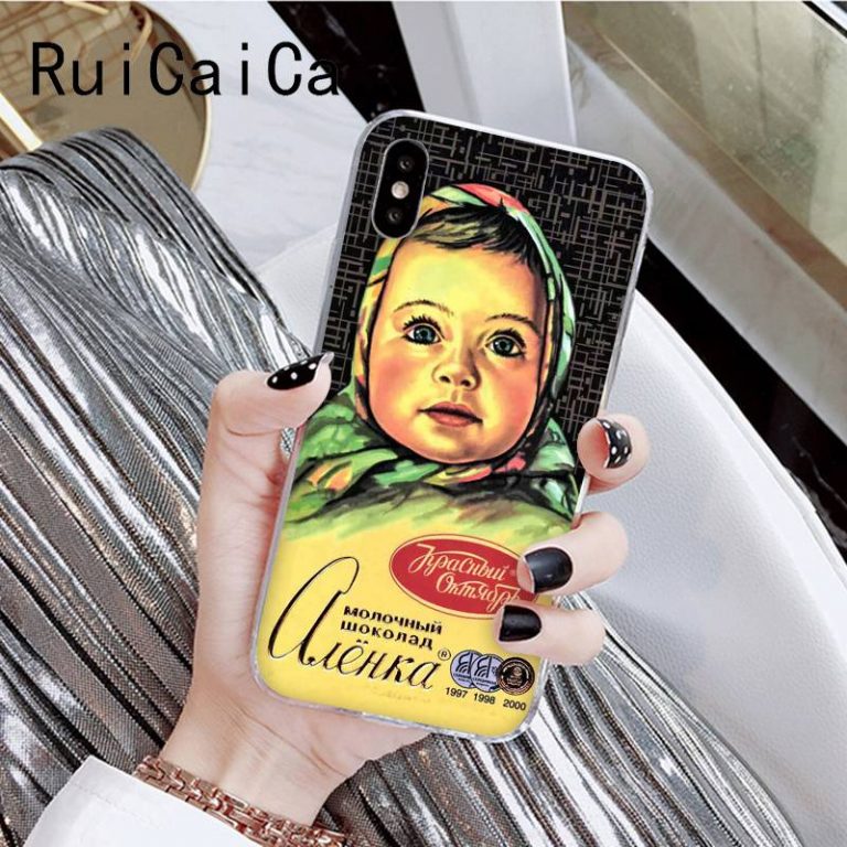 RuiCaiCa alenka bar wonka chocolate TPU Phone Case Cover Shell for iPhone