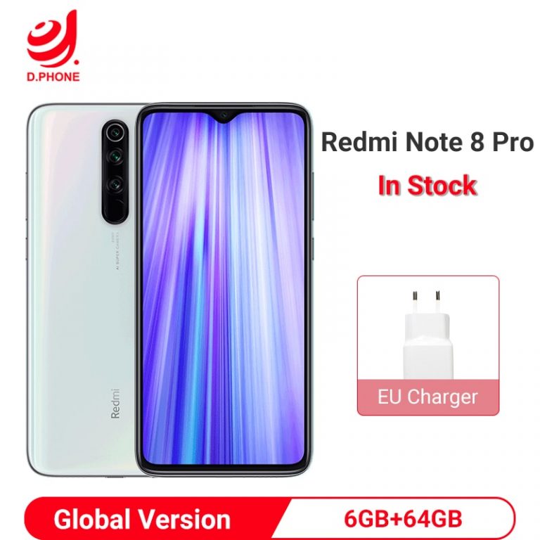 Xiaomi Redmi Note 8 Pro Global Version 6GB 64GB Smartphone 64MP