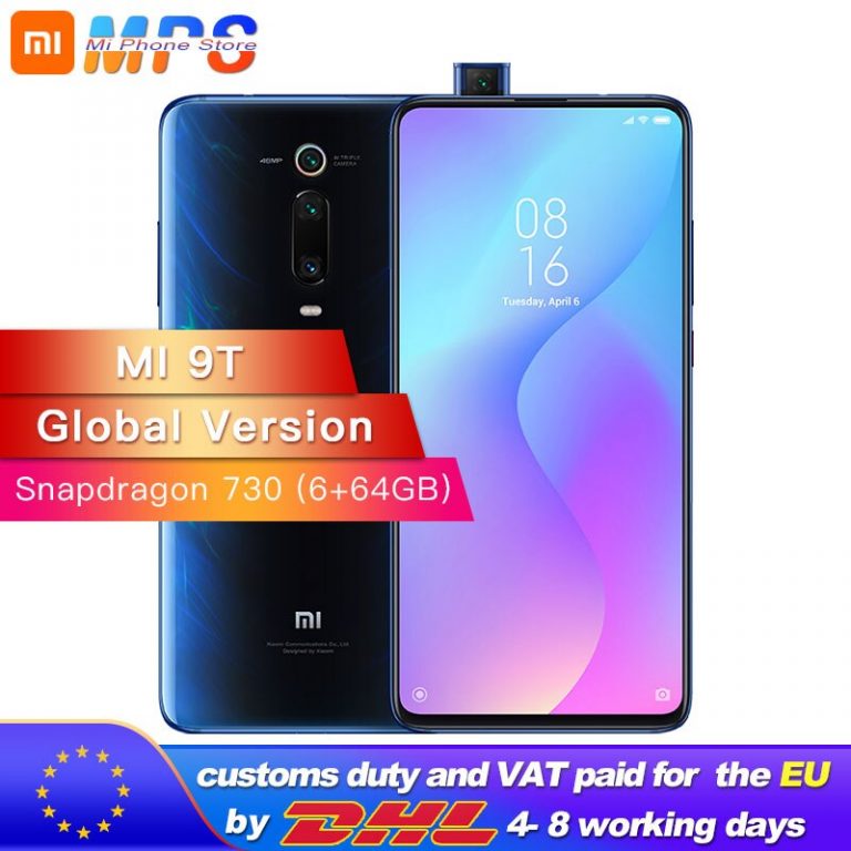 Global Version Mi 9T (Redmi K20) 6GB RAM 64GB Smartphone Snapdragon 730 Octa Core 4000mAh Pop-up Front Camera AMOLED 48MP