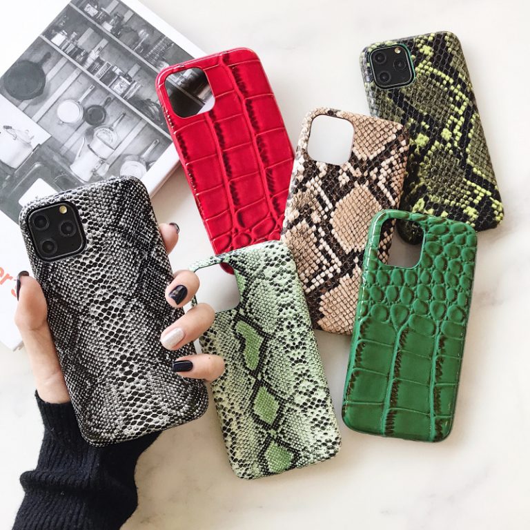 Crocodile Texture soft silicone phone case For iphone 11 pro XS MAX