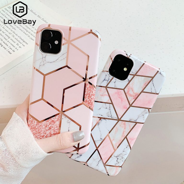 Lovebay Geometric Marble Texture Phone Cases For iPhone 11 X XR XS Max 11 Pro Max Soft IMD Cases Cover For iPhone 6 6S 7 8 Plus Lovebay Geometric Marble Texture Phone Cases For iPhone 11 X XR XS Max 11 Pro Max Soft IMD Cases Cover For iPhone 6 6S 7 8 Plus