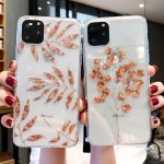 Luxury Glitter Gold Transparent Case For iPhone 11 Pro X XS Max XR