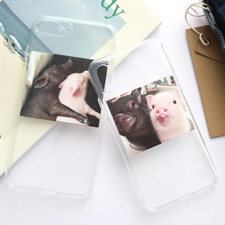 LACK Cute Pig Phone illustratin Case For iphone 11 11Pro Max XR X XS Max 6 6S 7 8 Plus Couples Clear Soft TPU Coque Back Cover 2 LACK Cute Pig Phone illustratin Case For iphone 11 11Pro Max XR X XS Max