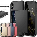 Business Phone Cases For iPhone X XS Max XR Case Slide Armor Wallet Card