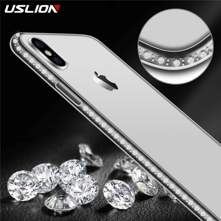 USLION Soft Case For iPhone 11 Pro XR 8 7 6s Plus 5s SE X XS MAX Transparent