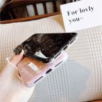 Glossy Marble Case For iphone 6 7 8 Plus 11 Pro X XS Max XR Bling Shell Epoxy Silicon