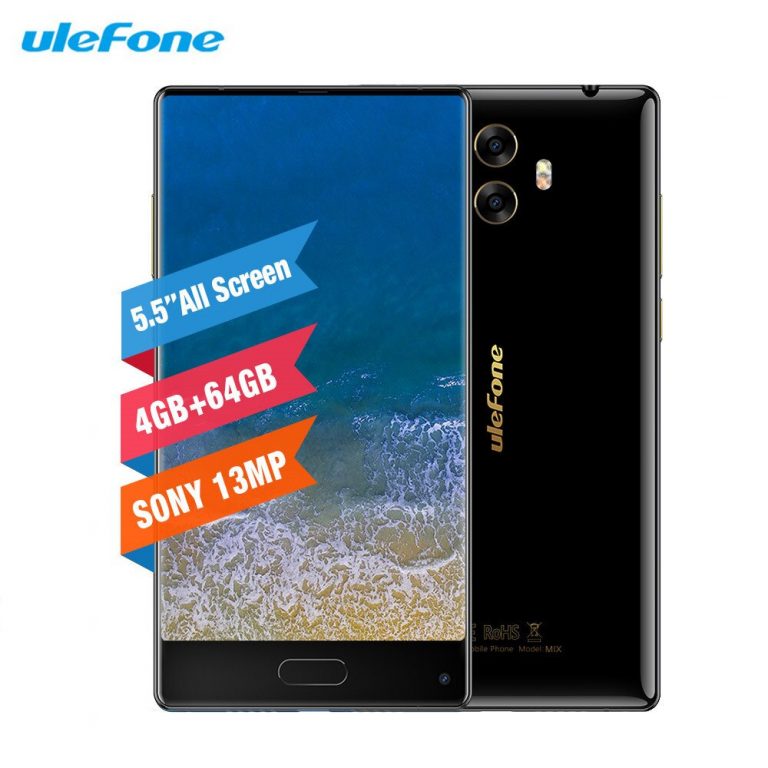 Ulefone MIX 4G Beze less Smartphone 4GB 64GB Octa Core Dual Camera