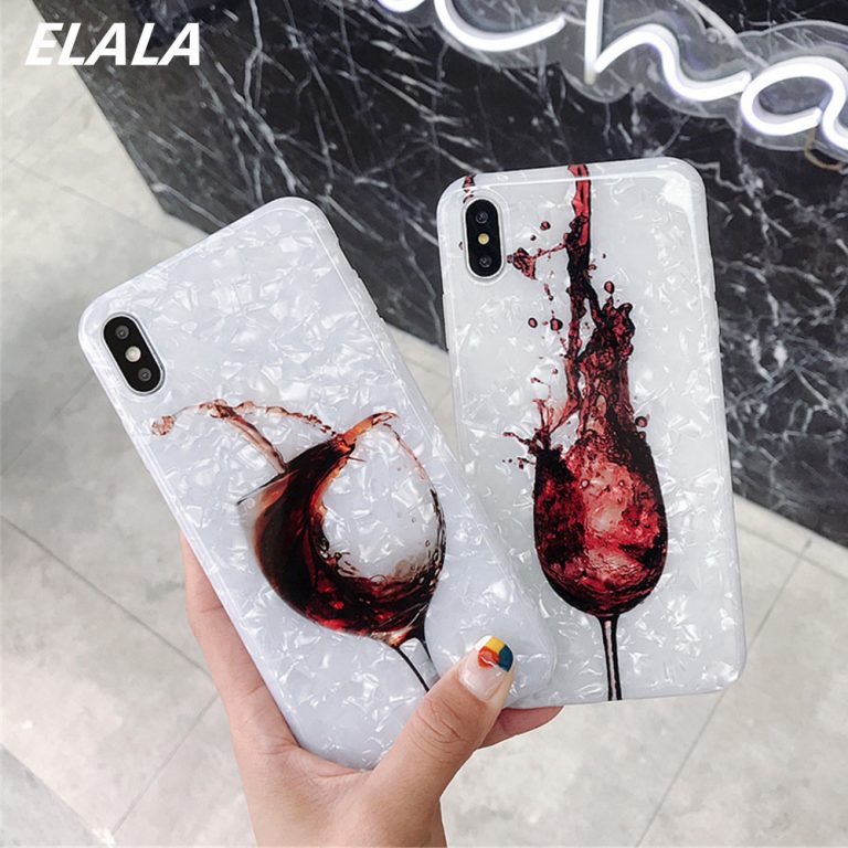 Red Wine Case For iphone 11 6 7 X XS Max Back Cover Soft Silicone Conch Shell Phone For iPhone 7 8 6 6s Plus XR X 11 Pro Case 11 1 Red Wine Case For iphone 11 6 7 X XS Max Back Cover Soft Silicone Conch Shell