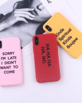 Funny Quote Slogan Sorry I AM Late Soft Silicone Candy Phone Case Capa Fundas Coque For iPhone 11 6 8 8Plus X XS Max 7 7Plus XR