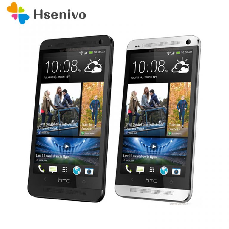 Unlocked Original Mobile Phones HTC ONE M7 2GB RAM 32GB ROM Smartphone 4.7 inch Screen Android 5.0 Quad Core Touchscreen HTC M7 2 Unlocked Original Mobile Phones HTC ONE M7 2GB RAM 32GB ROM Smartphone