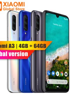 Global Version Xiaomi Mi A3 4GB 64GB Snapdragon 665 Octa Core 32MP+48MP Front Rear Dual Camera 4030mAh Smartphone