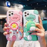 IMIDO Cartoon Dinosaur Case For IPhone 11 X Xrxs Max 7 8 6 6splus
