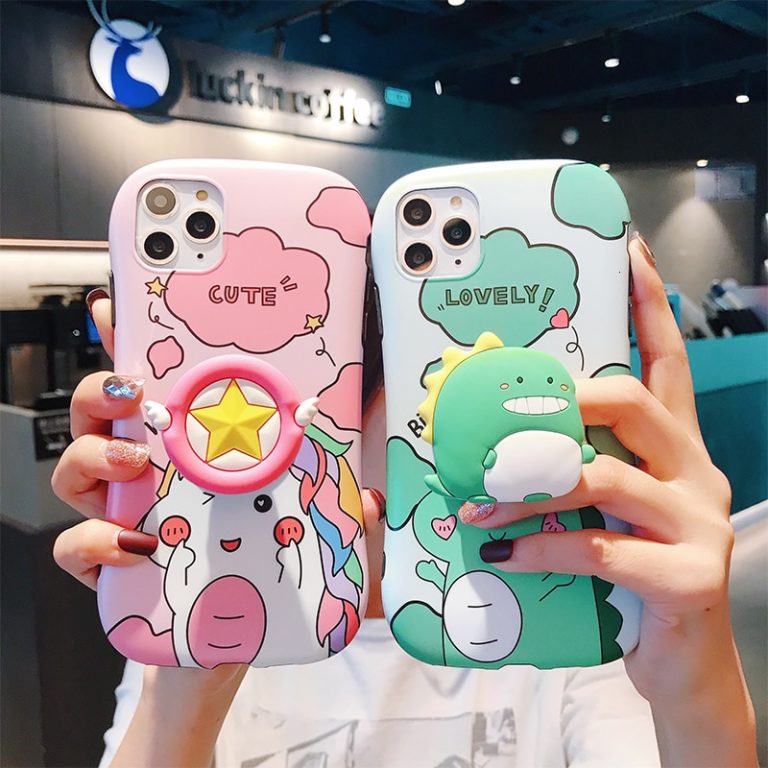 IMIDO Cartoon Dinosaur Case For IPhone 11 X Xrxs Max 7 8 6 6splus Cute Unicorn Case For New IPhone 11 Pro Max Case 2 IMIDO Cartoon Dinosaur Case For IPhone 11 X Xrxs Max 7 8 6 6splus