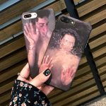 Fashion Abstract Art Underwater Boy&Girl Couple Phone Case For iPhone