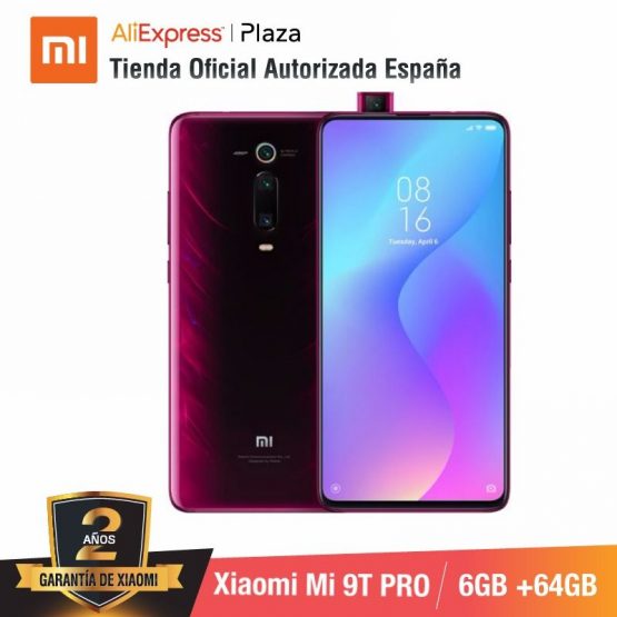 Global Version for Spain] Xiaomi Mi 9T PRO (Memoria interna de 64GB, RAM de 6GB, Triple cámara de 48 MP con IA) smartphone