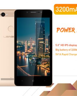 LEAGOO POWER 2 Face ID Fingerprint Smartphone 2GB+16GB Dual Camera 3200mAh Android 8.1 MT6580A Quad Core 5.0" HD Mobile Phone