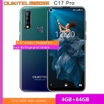 OUKITEL C17 Pro smartphone featuring a 6.35-inch LCD display, 13MP dual rear camera, and sleek bar design for modern multitasking and photography