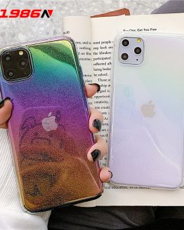 N1986N Rainbow Laser Case For iPhone 11 11 Pro Max X XR XS Max 6 6s 7 8 Plus Luxury Colorful Water Drop Hard PC For iPhone X 11
