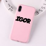 For Iphone Golf Tyler the creator igor album Pink Color Soft Cover For iPhone