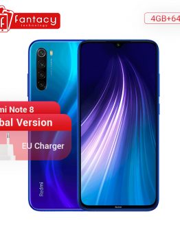 Gloabl Version Xiaomi Redmi Note 8 4GB 64GB 48MP Quad Camera Smartphone Snapdragon 665 Octa Core 6.3" FHD Screen 4K Video Phone