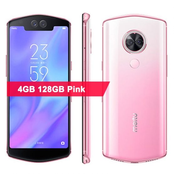 Original Meitu T9 Mobile Phone 5.88" 18.7:9 4GB RAM 128GB ROM Snapdragon 660 Octa Core 4 Cameras 12.0+5.0MP 2900mAH Smartphone