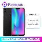 Honor 8C 8 C Smartphone Google Play Snapdragon 632 Octa Core