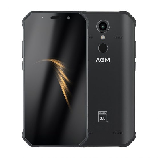 AGM A9 Android 8.1 Rugged Phone Co-Branding 5.99" FHD 4G 64G 5400mAh IP68 Smartphone Fingerprint Type-C NFC Quad-Box Speakers