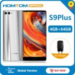 Original version HOMTOM S9 Plus 18:9HD+ 5.99" Tri-bezelless Full Display Cell phone MTK6750T Octa Core 4G+64GB 4G LTE Smartphone