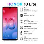 Honor 10 Lite Smartphone Kirin 710 Octa Core 6.21" 2340X1080P 24MP Front Camera