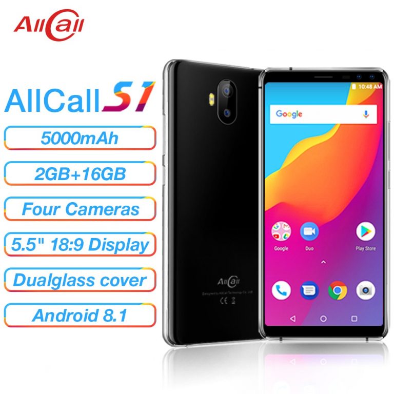 Allcall S1 5000mAh 3G Smartphone MTK6580 Quad Core 2GB 16GB Android