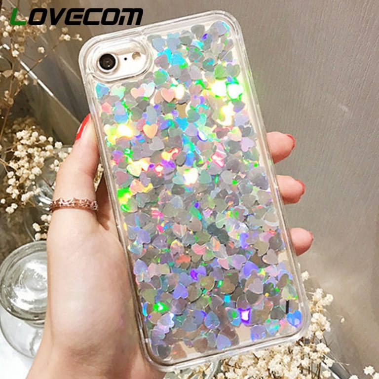 Glitter Sequin Quicksand Transparent Phone Case For iPhone 11 Pro Max