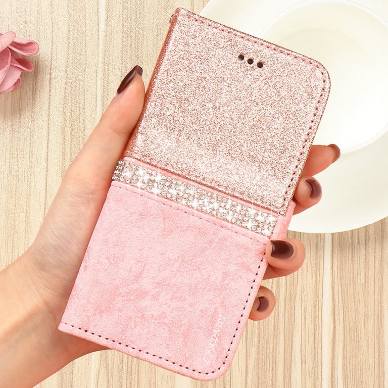 Glitter Wallet Phone Case For iPhone X Xr Xs 11 Pro Max Leather Purse
