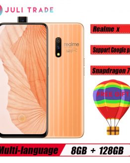 OPPO Realme X 6.53 Inch Screen Fingerprint 3765mAh 8GB RAM 128GB ROM Snapdragon 710 Octa Core 4G Smartphone