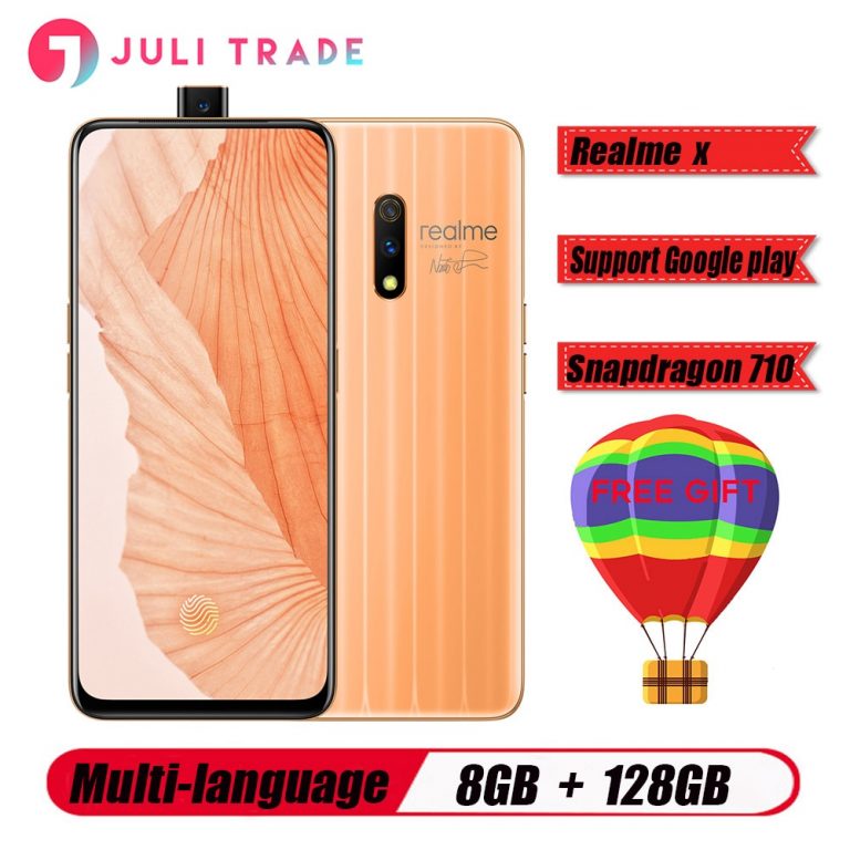 OPPO Realme X 6.53 Inch Screen Fingerprint 3765mAh 8GB RAM 128GB ROM Snapdragon 710 Octa Core 4G Smartphone