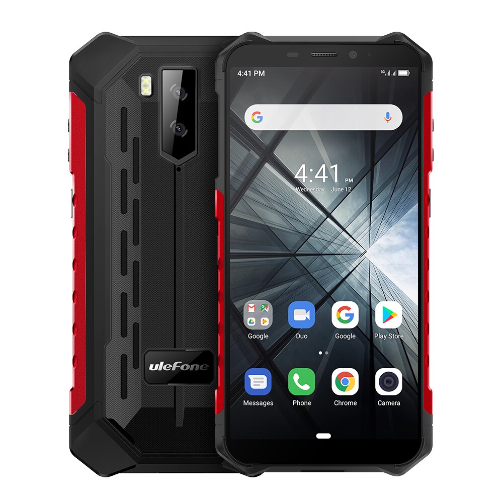 Ulefone Armor X3 ip68 Rugged Smartphone Android 9.0 Shockproof Telephone Superbattery Cell Phone 2+32G Unlocked Mobile Phone