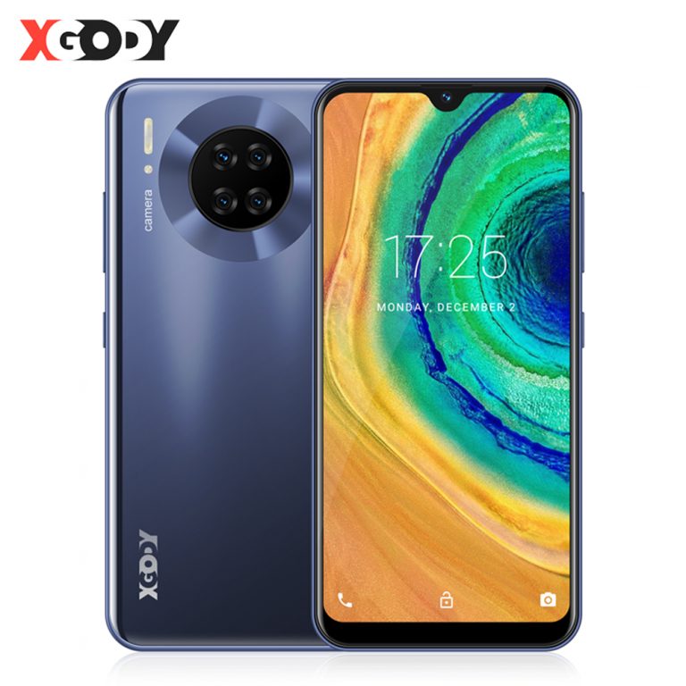 XGODY Mate 30 4G Smartphone Android 9.0 6.26" Waterdrop Screen 3G 32G