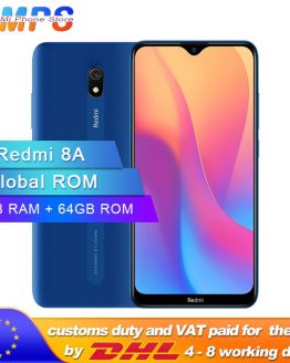 Global ROM Xiaomi Redmi 8A 4GB 64GB Smartphone 5000mAh Snapdargon 439 Octa core 12MP AI Camera Type-C