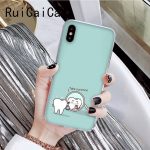 RuiCaiCa Funny Cartoon Dentist Dental Crowned Teeth Soft Phone Case