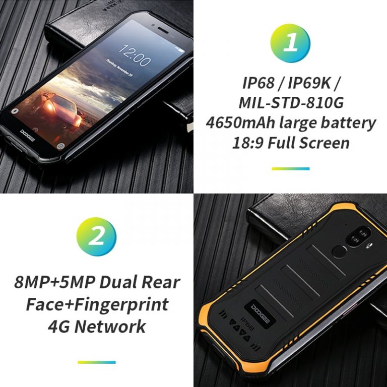 Doogee S40 5.5"Screen Waterproof 3GB RAM 32GB ROM Smartphone