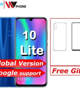 Honor 10 Lite Global Version MobilePhone 6.21 inch 3400mAh Android 9 24MP Camera Smartphone with Google Play OTA Update