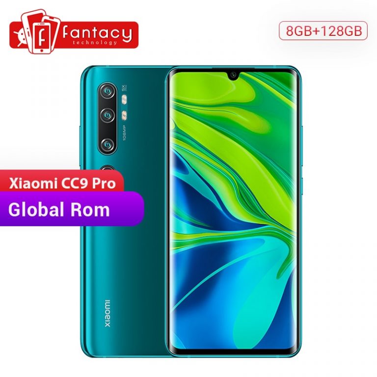 In Stock Global Rom Xiaomi Mi CC9 Pro CC 9 Pro 8GB 128GB 108MP Penta 5 Cameras Snapdragon 730G Smartphone 6.47'' AMOLED Curved